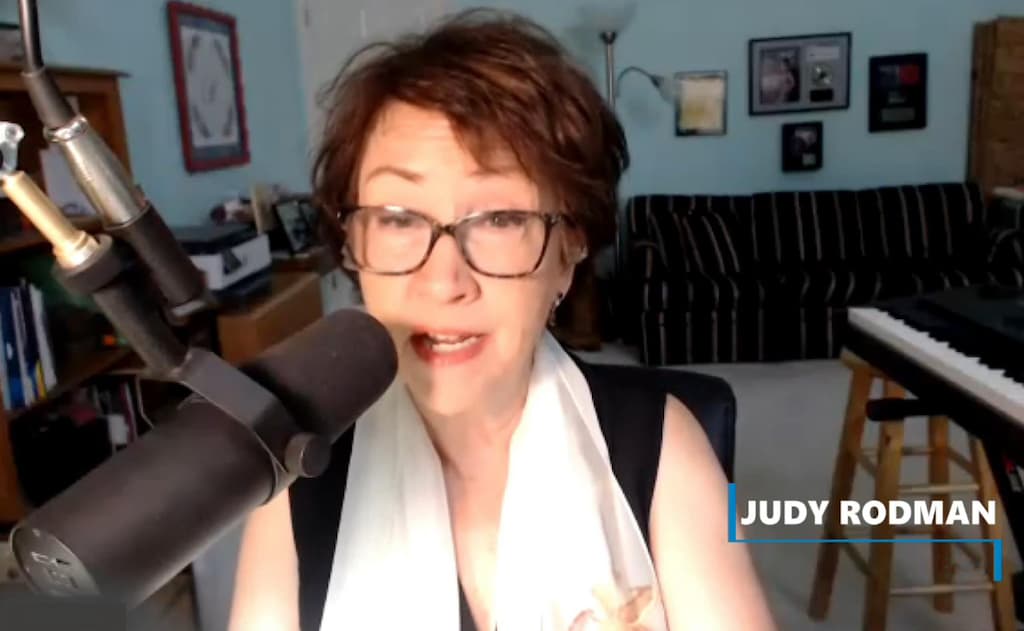 Judy at Podcast Microphone