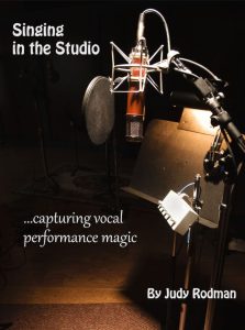 Singing in the Studio image with text - capturing vocal performance magic
